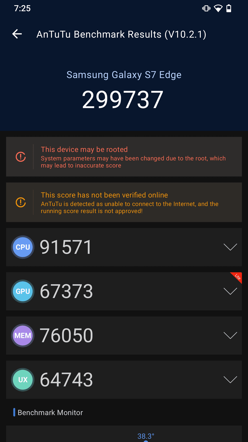 Samsung Galaxy S7 Edge AnTuTu – 370,918