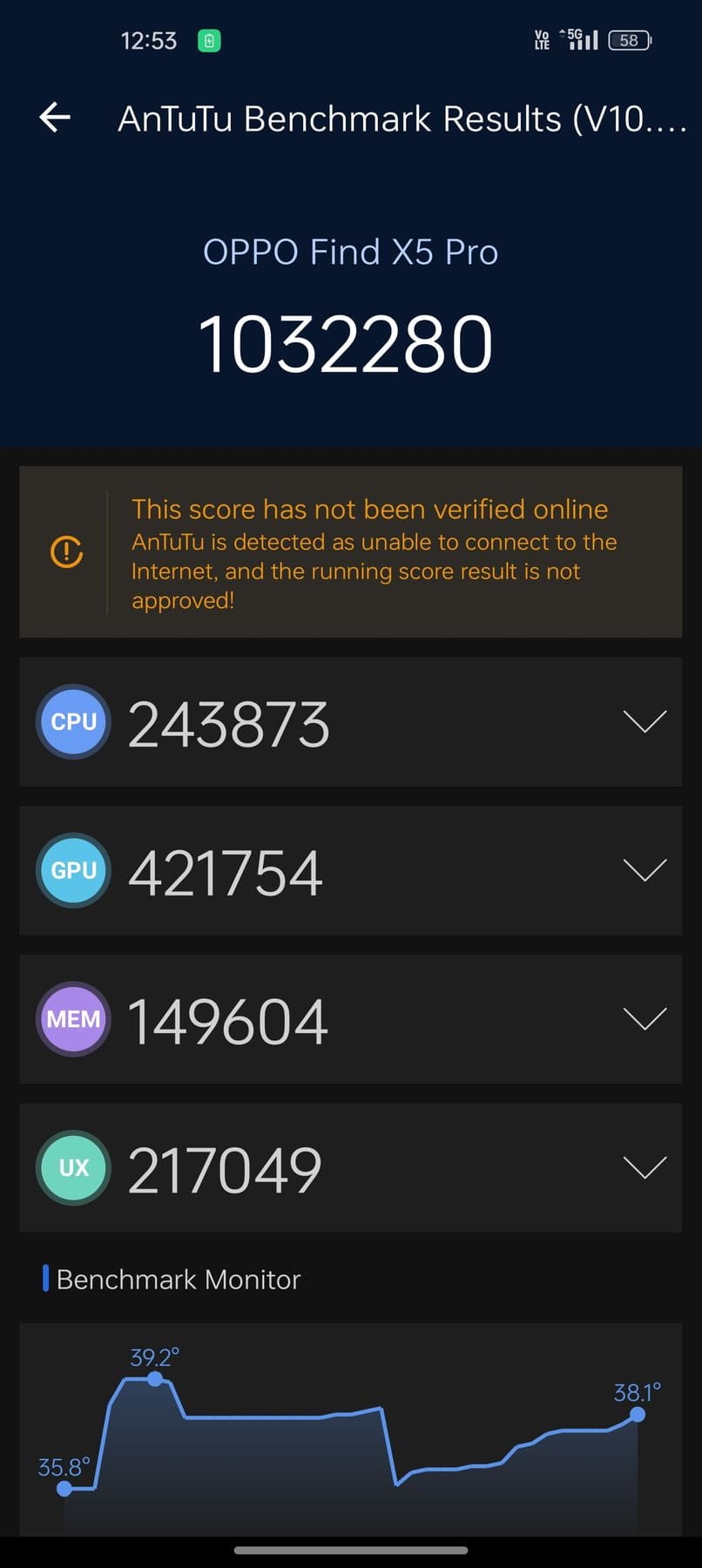 Oppo Find X5 Pro AnTuTu – 1,210,655