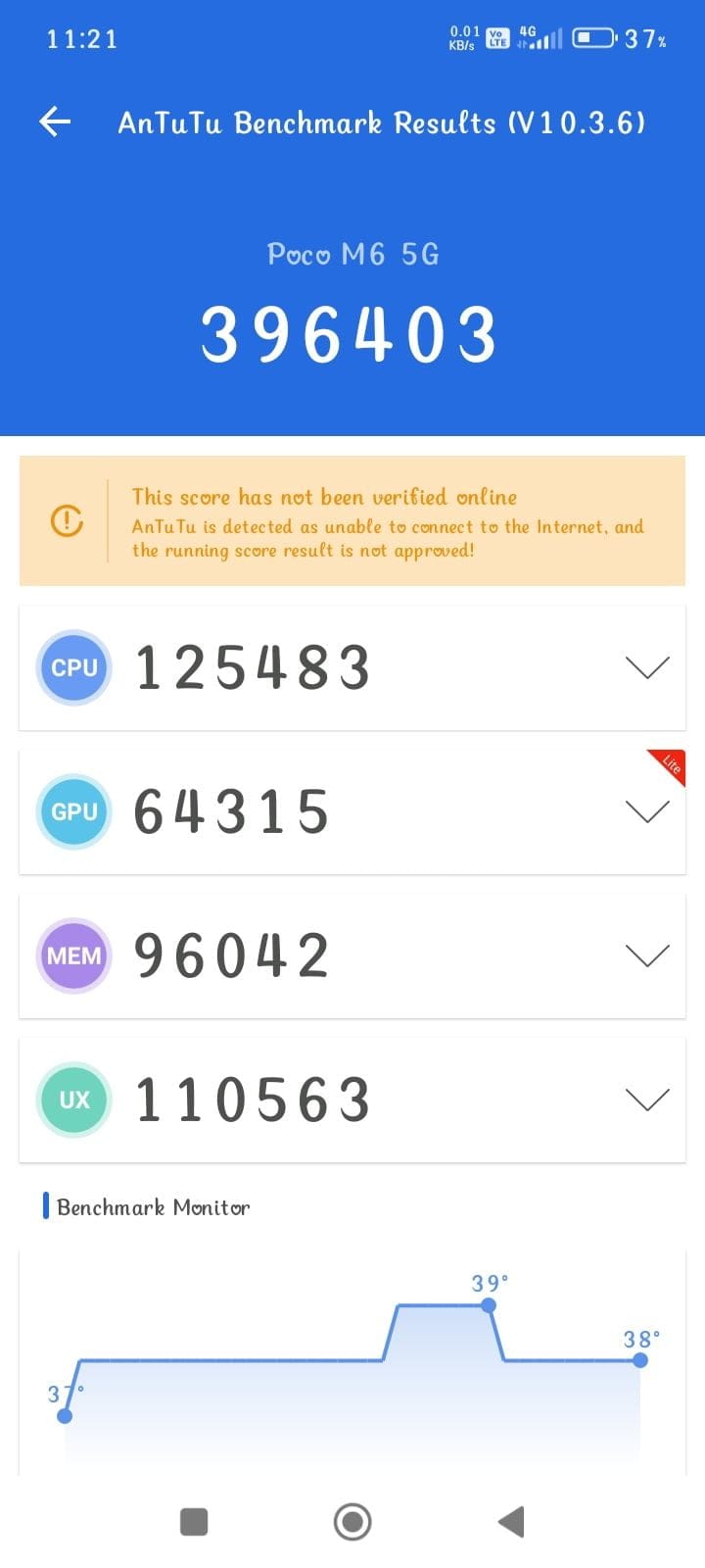 Xiaomi Poco M6 5G AnTuTu – 507,519