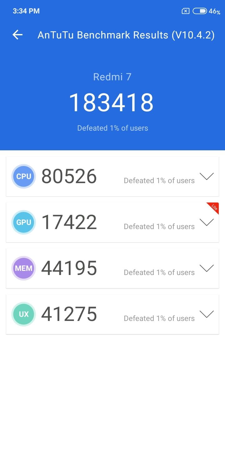 Xiaomi Redmi 7 AnTuTu – 243,691