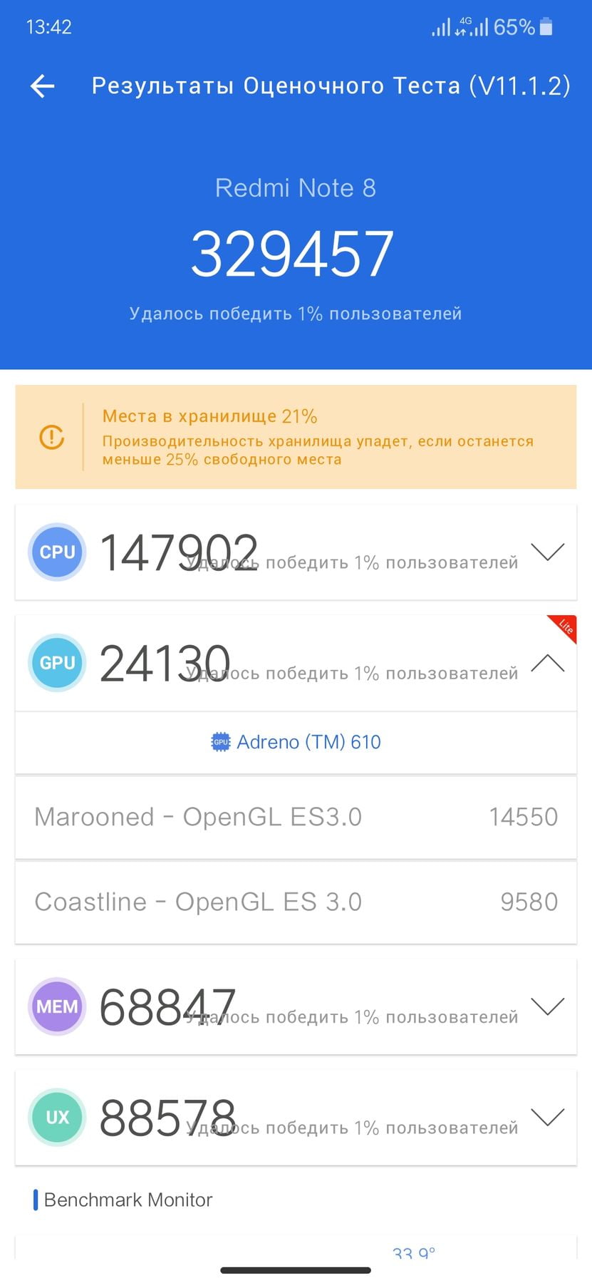 Xiaomi Redmi Note 8 AnTuTu – 329,457