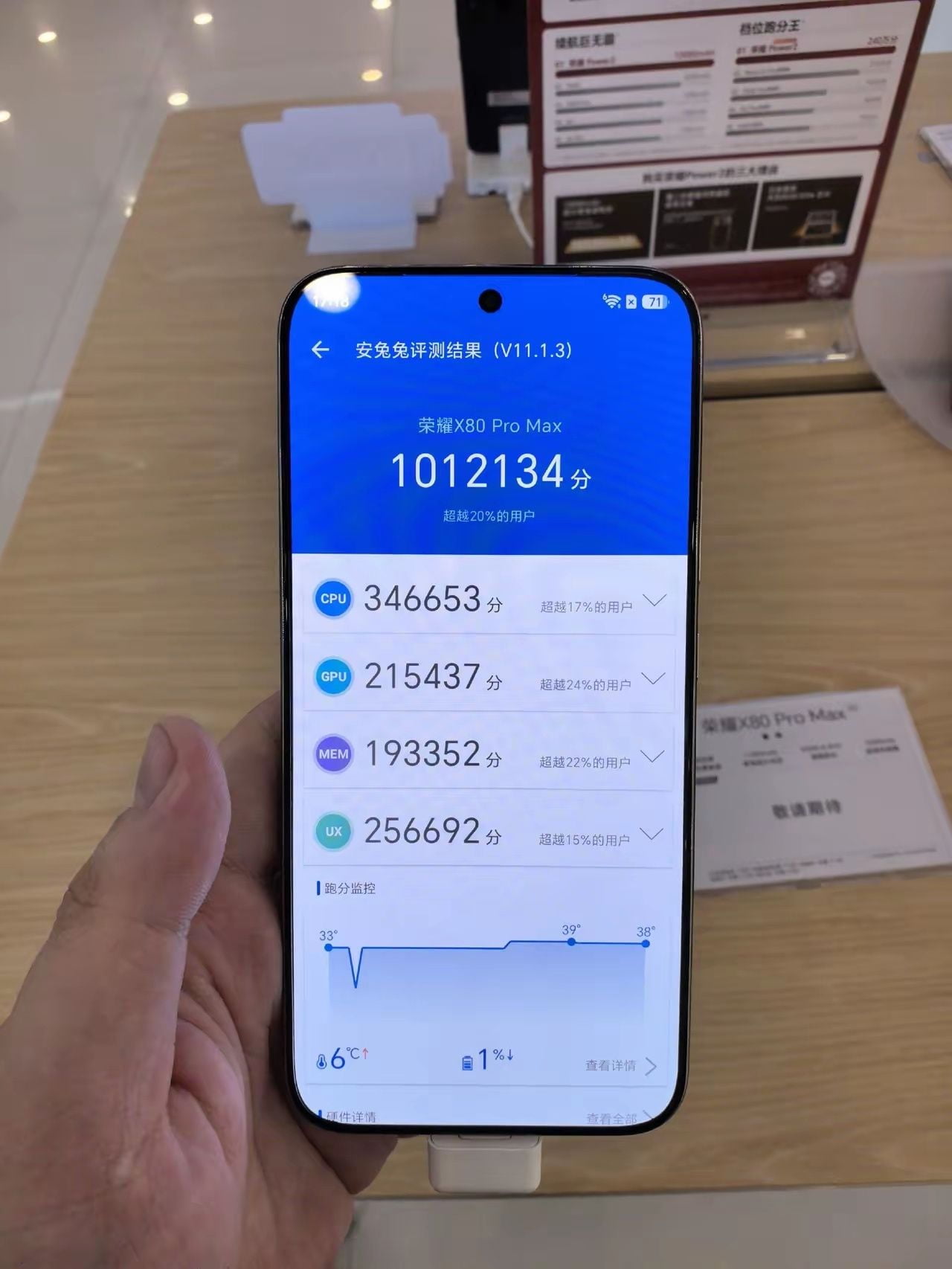 Honor X80 Pro Max AnTuTu – 1,012,134